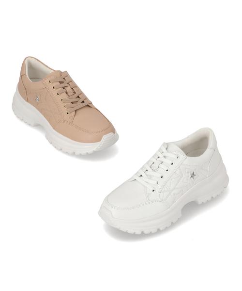 [ELCANTO] Matz Women's Star Embroidery Ugly Sneakers 3.5cm LCWS04M613