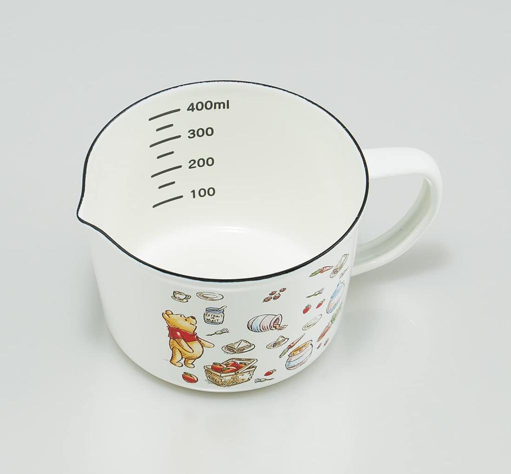 Skater Enamel Measuring Disney Winnie the Pooh Cup, 450ml, Design, ENMC5-A