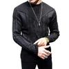 Men's Sweater Winter Crewneck Warm Sweater Casual Cable Knit Pullover Popular Soft Drop Shoulder Solid Knitted Top US Size