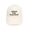 Net Social Club ISOLATED WASHED CAP (CREAM)
