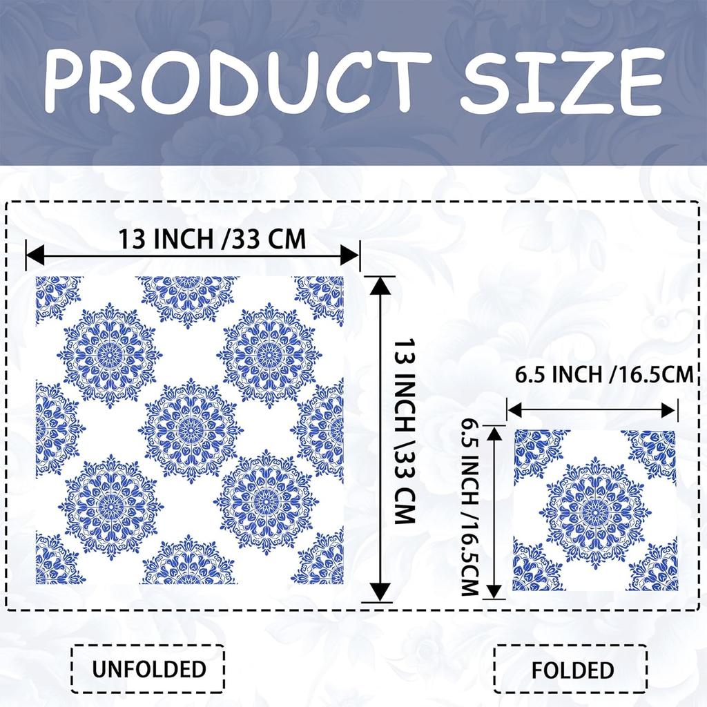 21 Pack Assorted Floral Napk Decoupage Decorative, Decoupage Napk Cocktail Decorative Paper for Birthday Party Beautiful Gorgeous, 21 styles of