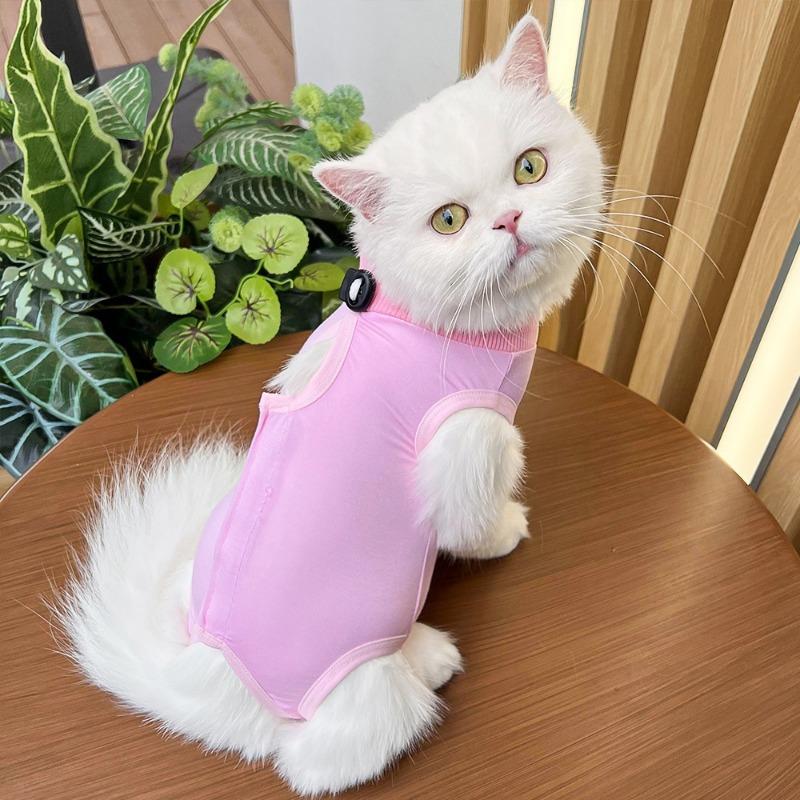 Pet Cat Clothing, Anti-licking and Anti-biting Soft and Super Elastic British Shorthair Blue Cat Hairless
