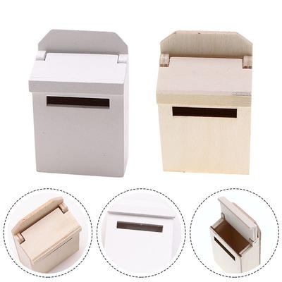 Lebensechte Miniatur-Klappbriefkasten-Modell für Bastelarbeiten und Sammlerstücke