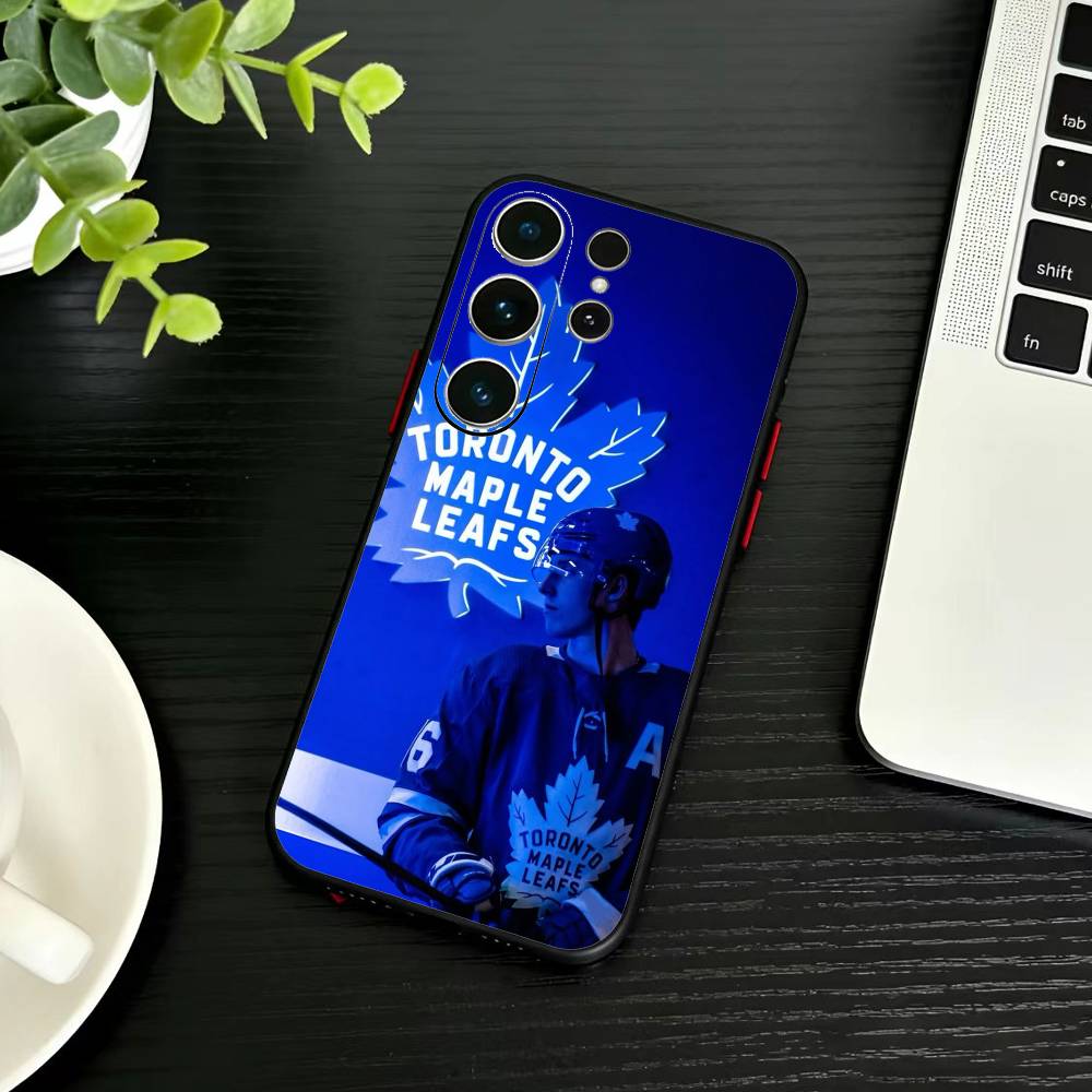 Eishockey Mitch Marner Handyhülle Für Samsung S26,S25,S24,S23,S22,S30,S21,Ultra,Plus,FE 5G Schwarzes Weiches Cover