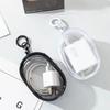 Portable Transparent Zipper Storage Bag, Data Cable Organizer Bag, PVC Charger Line Storage Pouch, Multi-Function Earphon