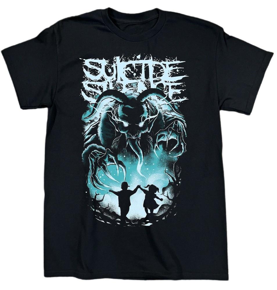 Suicide Silence American Band Cotton Black Unisex Full Shirt Unisex T-Shirt XXL