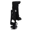 Camera Phone Support with Dual Cold Shoe Mount 360 Degree Adjustable Universal Metal Phone Clamp Tripod Mount Adapter