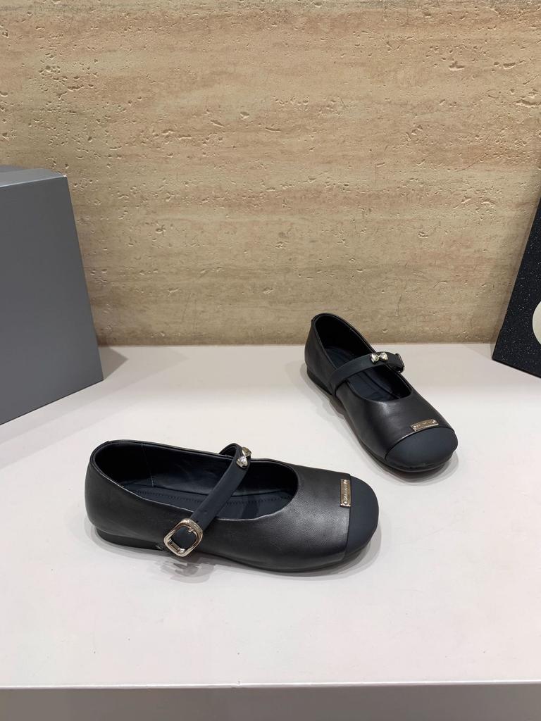 French Small Fragrant Ballet Shoes Women's 2025 Autumn New Color Matching Flat Heel Mary Jane Versatile Soft-soled Grandma Shoes