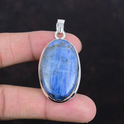 Kyanite Pendant Natural Gemstone Jewelry 925 Sterling Silver Pendant Unique Pendant Wedding Jewelry Handmade Designer Pendant Gifts For Wife