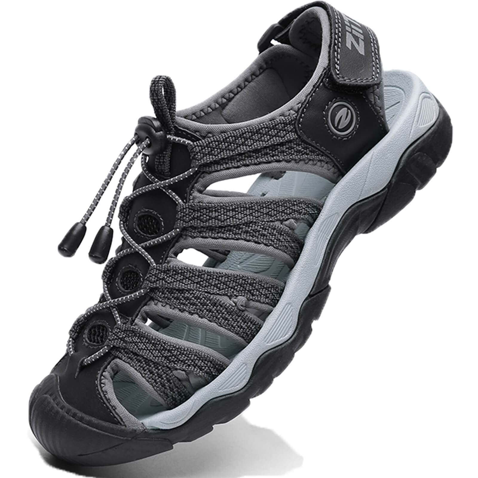 

Сандалии Обувь Спортивные сандалии Уличные сандалии Уличные приключения Пляжная обувь Летние Толстая подошва Легкие Амортизирующие Дышащие Регулируемые Походные чёрный