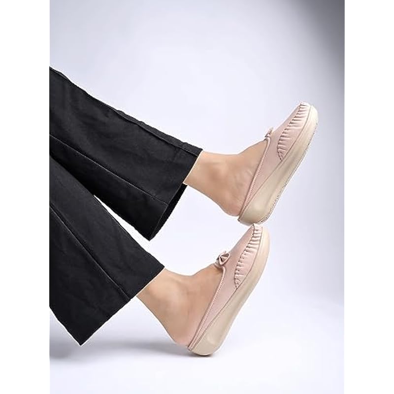 Shoetopia Girls B-1 Peach Loafer - 6 Uk (Girls-B-1-Peach)-Eu39 6 UK персиковый