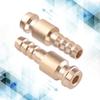 2Pcs 6mm Gold Dia. Gas & Water Male Adapter Quick Connector Replacement Fit for TIG Welding Torch Intake