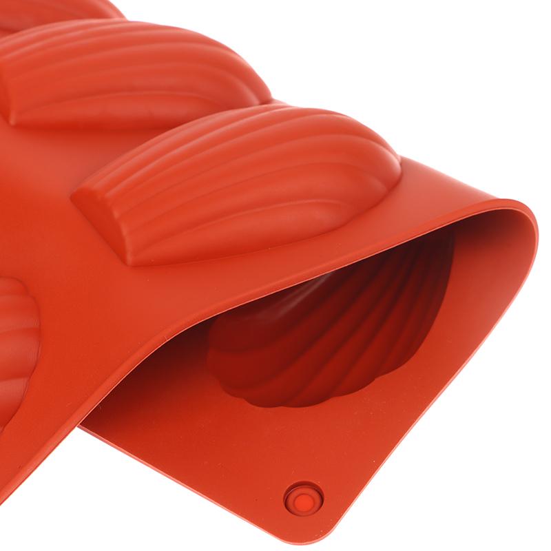 1Pc 9 Cavities Silicone Madeline Cookies Pan Madeline Mold Nonstick Baking Pan For Make Madeleine Cookies Kitchen Baking Mold