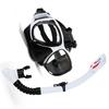 Snorkeling Mask with Action Cam Mount Dry Snorkel Set Comfortable Silicone Diving Goggle for Travel Easy Breathing