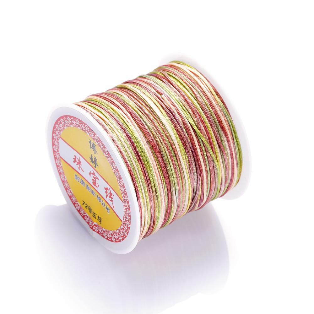 30M/Rolle 0,8mm Nylonfaden Schnur Chinesische Knoten Quasten Schnur Armband Geflochtene Schnur für DIY Schmuckherstellung Zubehör Zubehör