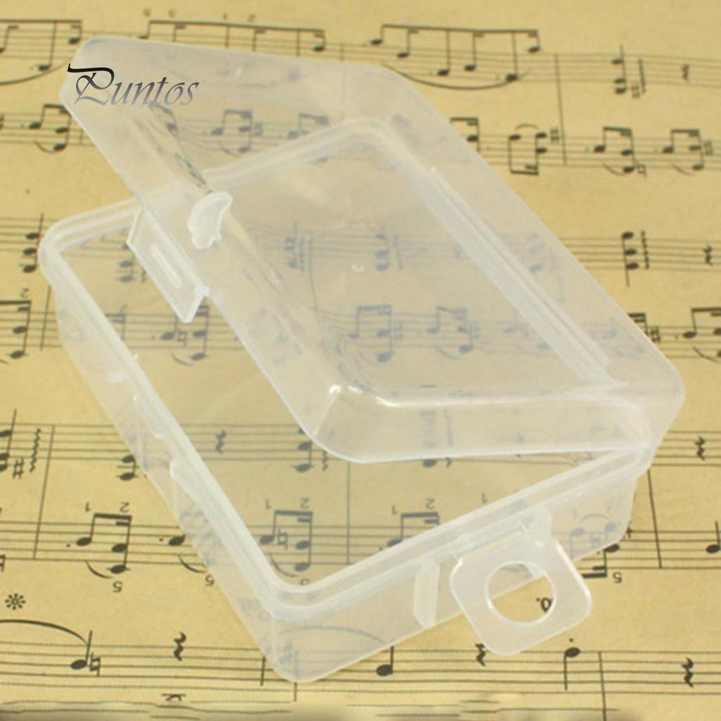Fashionable 1Pc Clear Plastic Transparent Storage Box Debris Collect Container Case with Lid