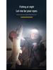 Yellow Light Induction Headlamp: Long Battery Life, Lithium Battery, Clip-On, Red Light Option for Night Fishing