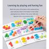 Children's Math Teaching Aids Baby Number Cognition Arithmetic Matching Early Education Toys Montessori Teaching