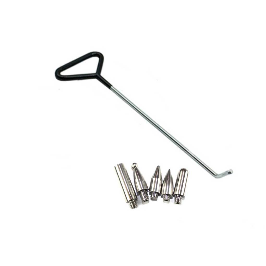 Car Dent Repair Hail Remover Hooks Paintless Door Tools Damage Crowbar Kit for Automotive Repairing Accessories