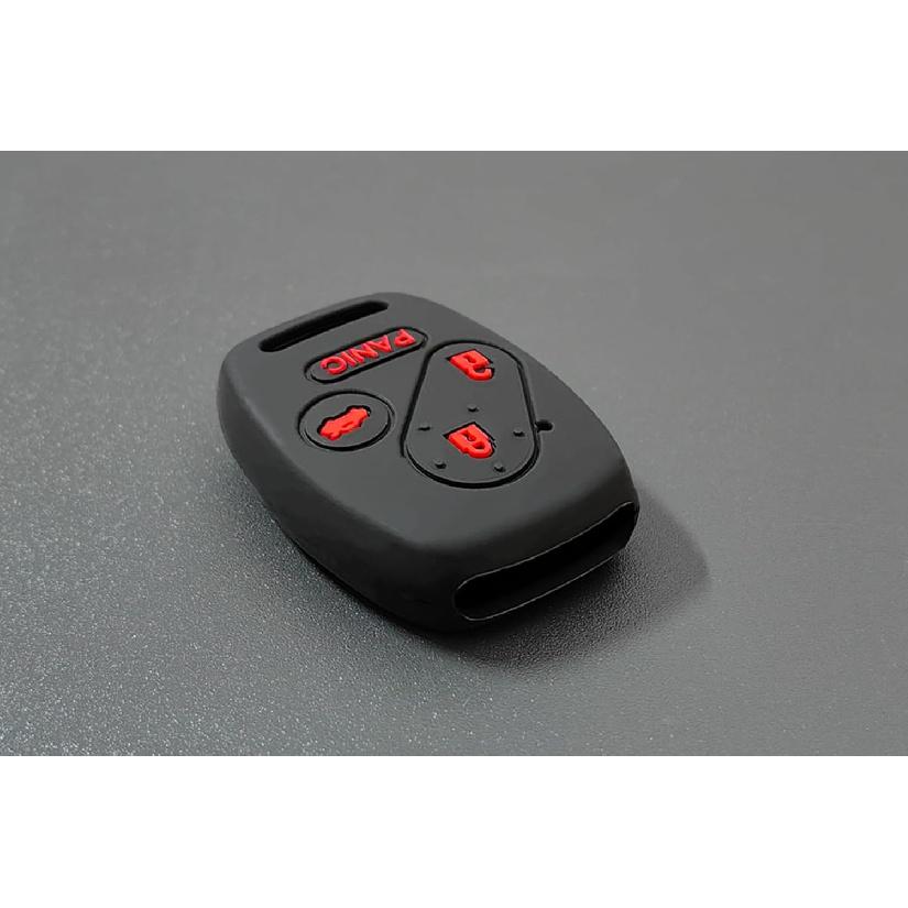 Silicone Rubber Key Fob Cover Compatible with 2003-2015 Honda Hybrid EX Accord Civic SI CR-V EX Element SE Pilot KR55WK49308 N5F-A05TAA N5F-S0084A