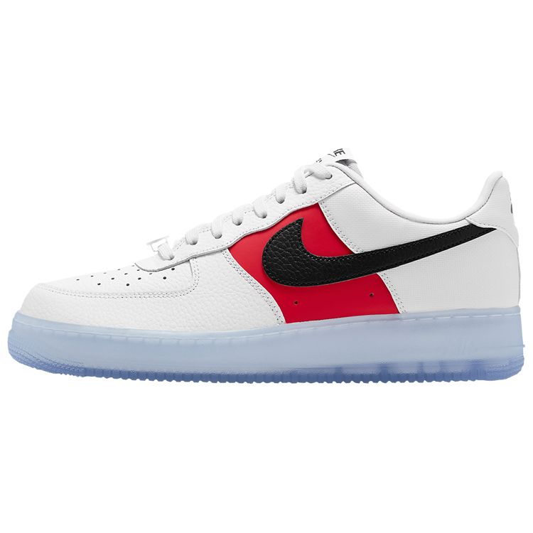 

Nike Air Force 1 07 LV8 EMB Men White Vast Grey University Red Black CT2295-110 EU 39