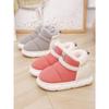 2026 New Winter Kids' Cotton Slippers with Heel for Boys & Girls - Medium & Large Indoor Shoes, Year of the Horse Design.