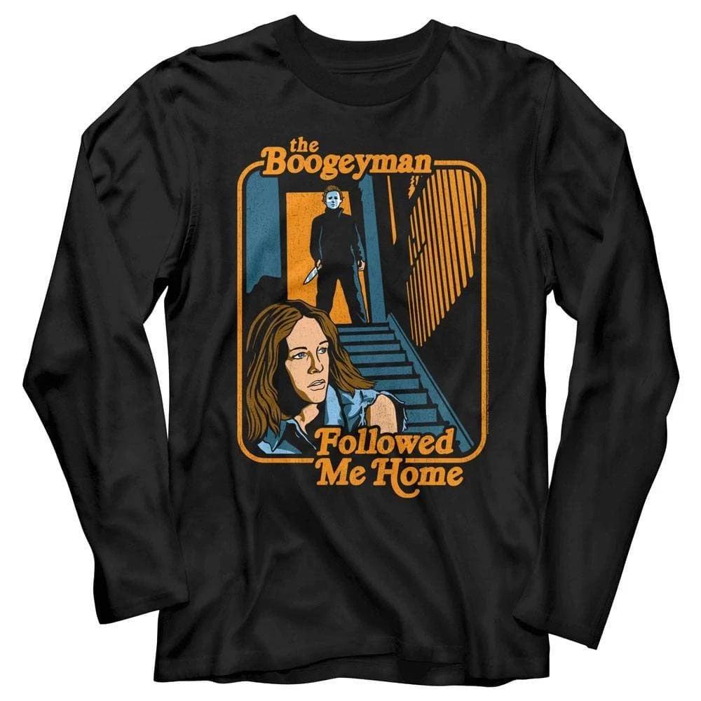 Halloween Boogeyman Followed Me Home Men s Long Sleeve T Shirt M