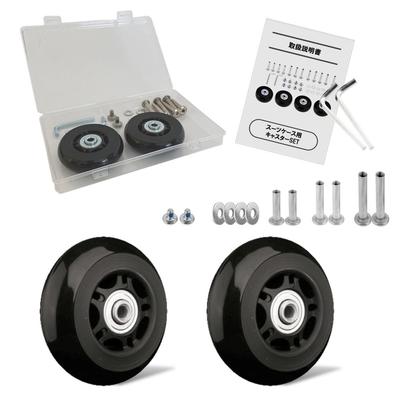 [Sei:striata] 2-Rad-Lenkrolle Leiser Koffer Reparatur DIY Transportkarre