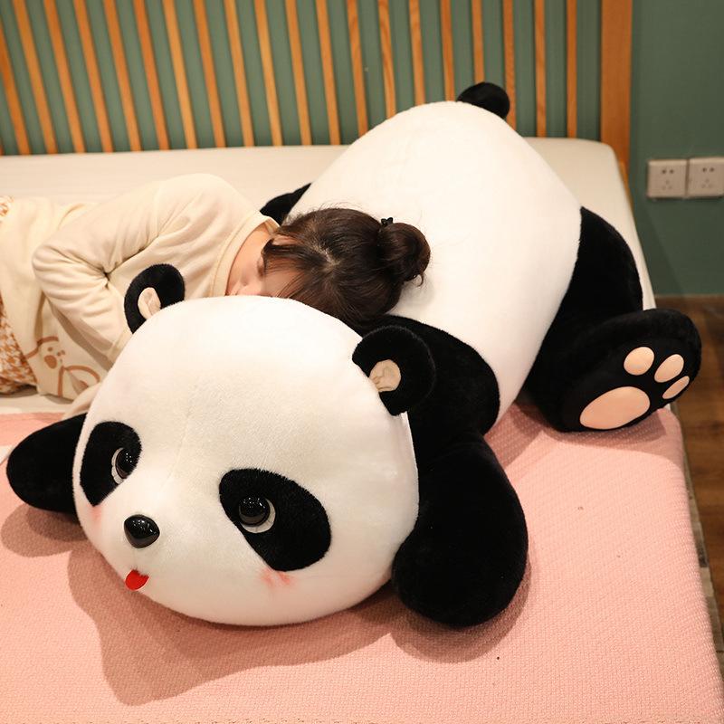 Panda Doll Simulation Bear Plush Toy Children's Doll Girl Sleeping Pillow Rag Doll