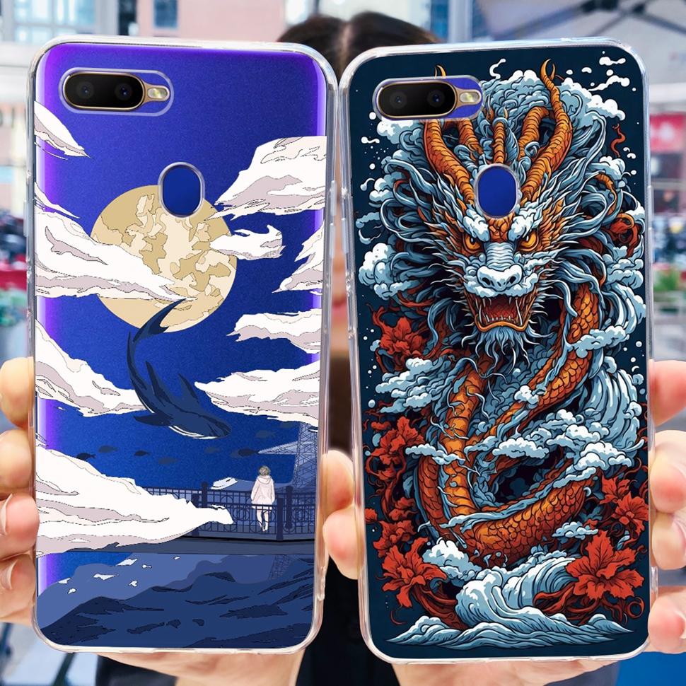 Silikon-Handyhülle für OPPO A5S Hülle AX5s CPH1909 Weiche TPU-Rückseite Für Oppo A7 AX7 CPH1901 CPH1903 Hüllen Capa Coque Fundas