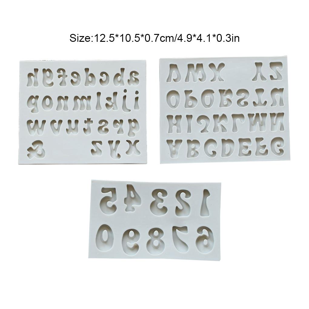 Silicone DIY Mold Interesting Home Bakery Alphabet Number Baking Tools Cakes Making Mould Cake Decorating Tool Kitchen Gadget