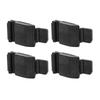 4PCS Front Rear Strikers Door Lock Striker Door Lock Rubber Fixing Parts For Mercedes W123 W126 240D 280E 300D-A91R