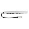 USB C 3.0 Hub Aluminium Alloy 7 Ports 5.0Gbps Type C Hub Expander for PC Laptop Notebook