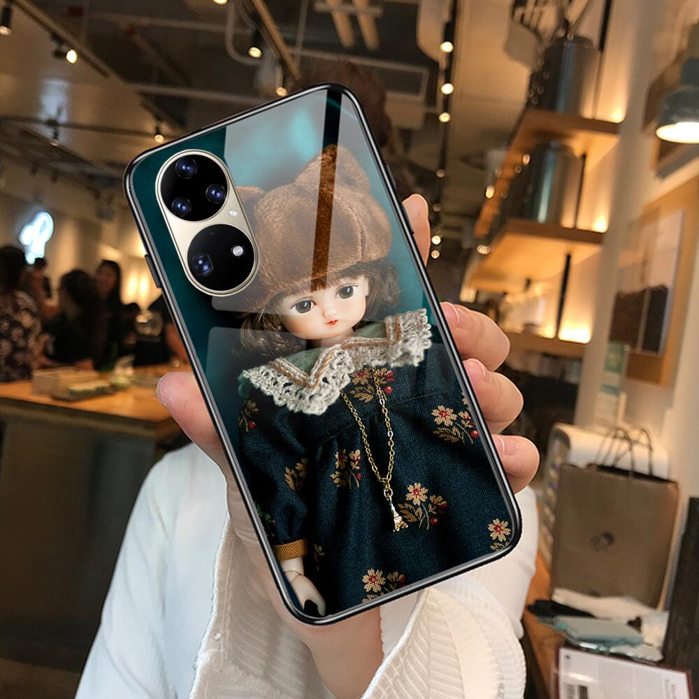 

Чехол Krajews Creepy Dolls из закаленного стекла, чехол для телефона Huawei P40 Pro lite 5G P30 P Smart Z 2019 P10 Lite P20 P50 Huawei P20 lite