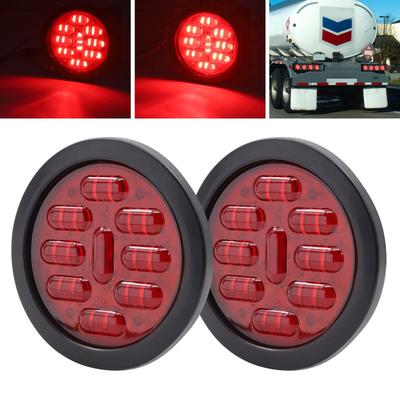 Aoling Truck Tail Lamp LED 24V 6D Lens Round Rear Light for Small Brakes