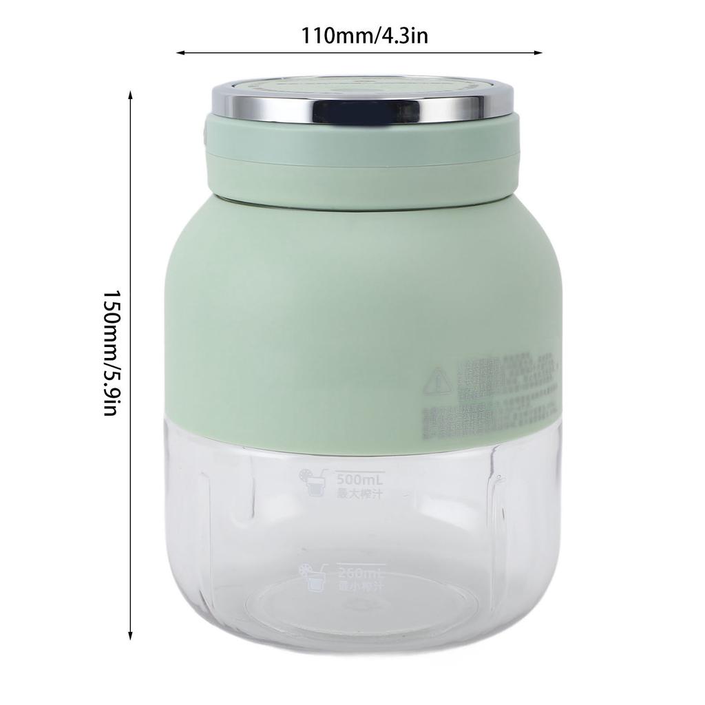 Mini Portable Blender Cup Electric Juicer Automatic Sports Water Bottle Light Dual Use for Outdoor Fitness