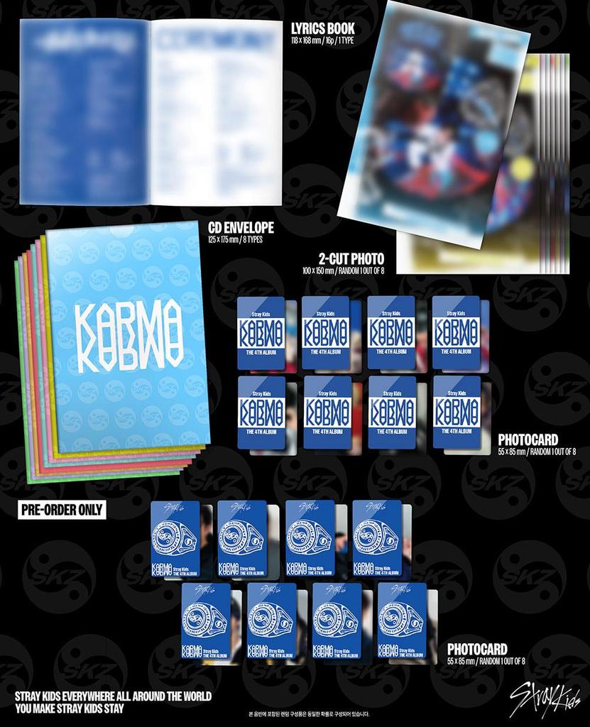 [POB] (ACCORDION Ver.) Stray Kids (SKZ) [KARMA] 4th FULL ALBUM