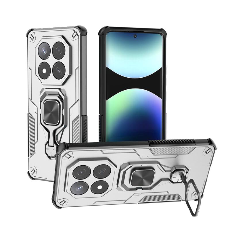 For Xiaomi Redmi Note 14 Pro 4G Case Camera Shockproof Armor Phone Case For Redmy Note 14 Pro 4G Ring Holder Back Cover