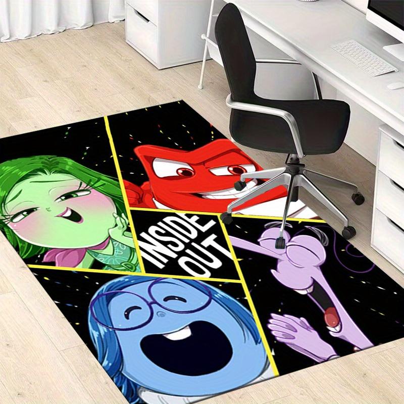 1pc Cute Cartoon Character Rug for Home Office Chair Decoration Outdoor Gift - Inside Out Theme Matz4114