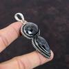Psilomelan Hänge 925 Sterlingsilver Hänge Mycket Vackert Ädelstenssmycke Vintage Hänge Gåva Till Brud Handgjort Senaste Design Hänge