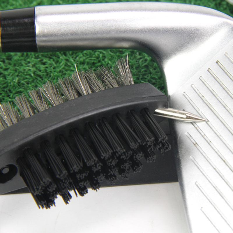 Golf Club Brush Golf Groove Cleaning Brush 2 Sided Golf Putter Wedge Ball Groove Cleaner Kit Cleaning Tool Golf Accessories
