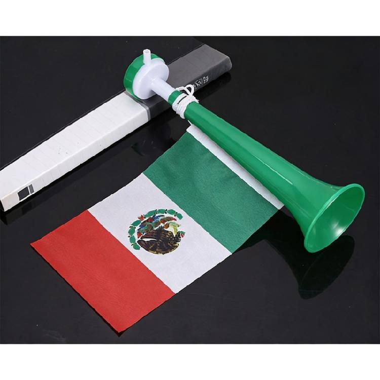 4Pcs/pack Festive Cheering Horns Soccer Event Flag Exciting Addition Toy for Sports Or Birthday Party Sports Game