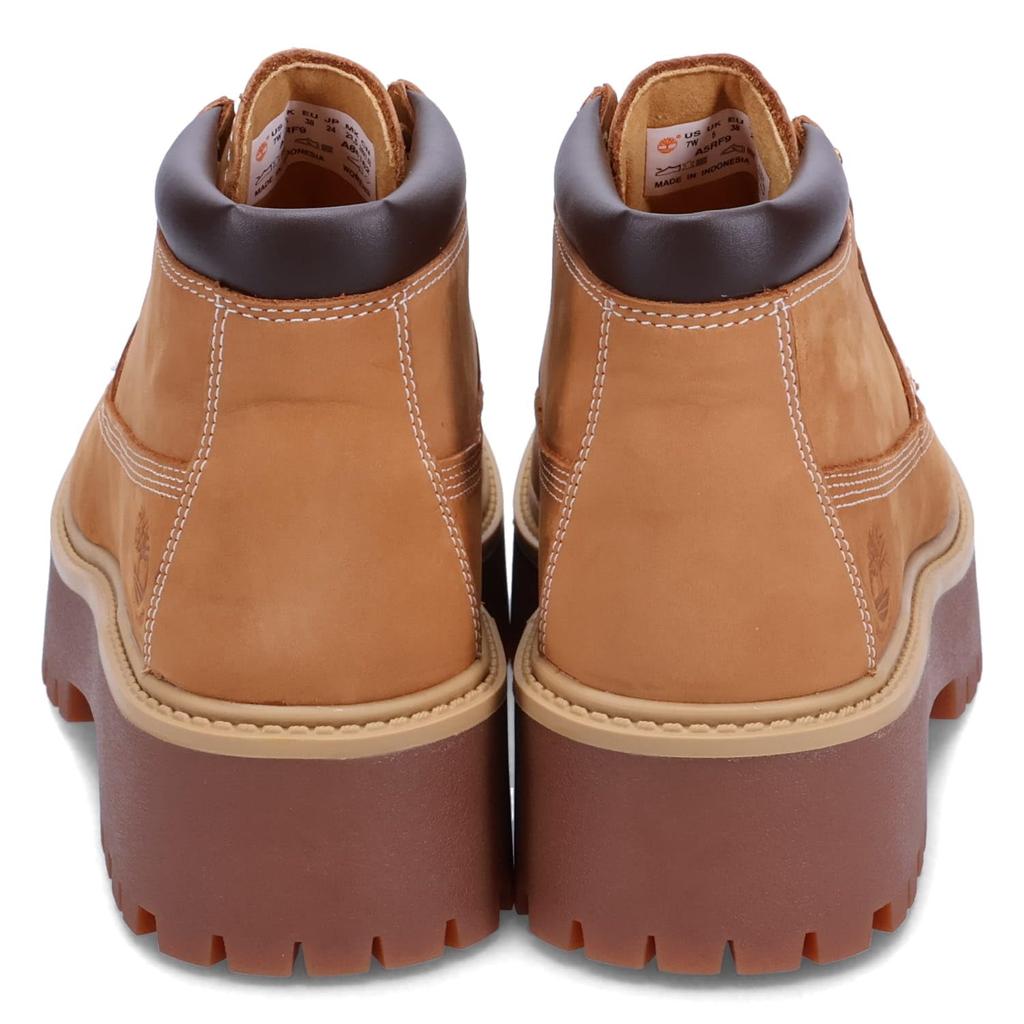 Timberland Women's Premium Waterproof Platform Chukka Boots, A5RF9, Brown, Size 24.5cm