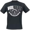 Volbeat Winged Skull Crest Print Cotton T-shirt Men Women Rock Band Unisex Tee