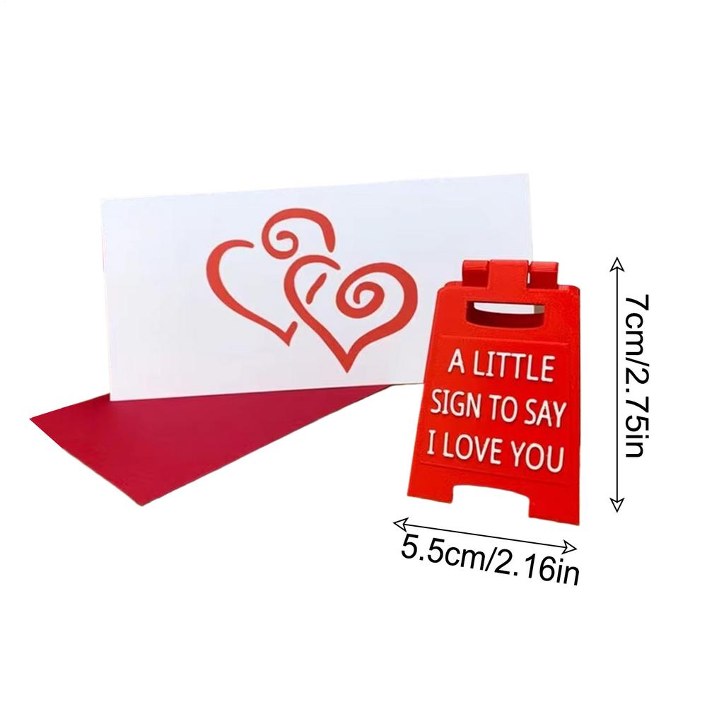 

Christmas Valentine s Day Decoration Card Fun and creative signage ornaments holiday greeting cards Christmas Valentine Day gift червоний