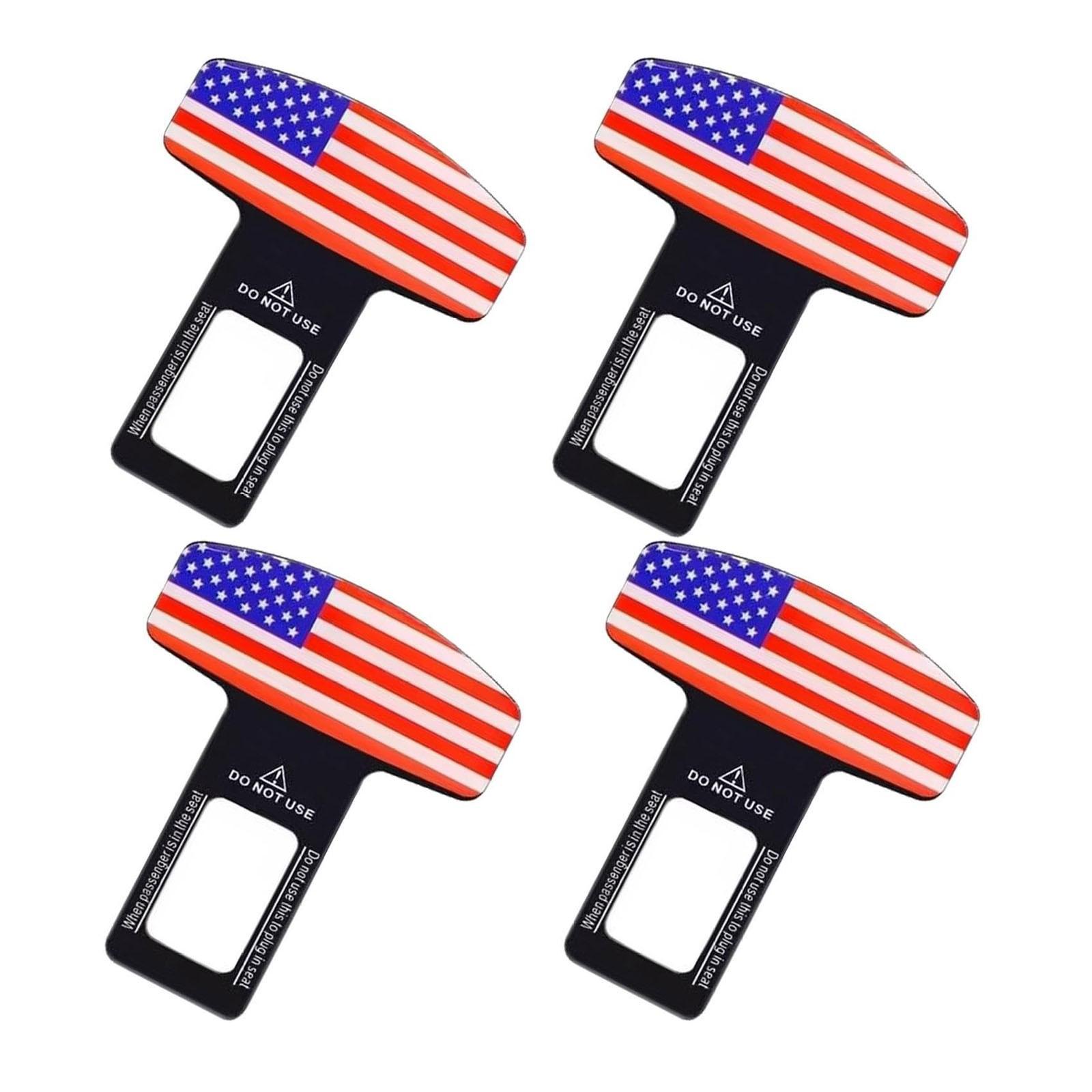 

4 шт. Замок ремня безопасности автомобиля Язычок Прямой Язычок Прямая вставка Вставка ремня безопасности Замок Язычок One Size