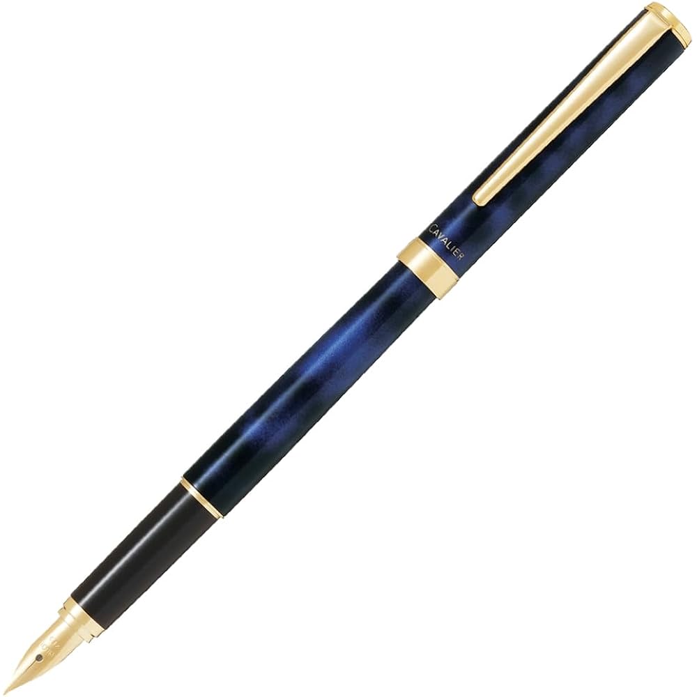 PILOT Mannenhitz Cavalier BL F Black & Blue FCAN5SRBLF Fountain Pen