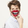 Adults Lip Print Face Mask Funny Pattern Duskproof Mask Washable Breathing Outdoor Protective Face Mask
