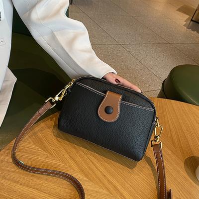 Leather Women's Bag Crossbody Small Bag New Spring Casual Versatile Soft Leather Mobile Phone Bag Fashion Shoulder Bag Bag