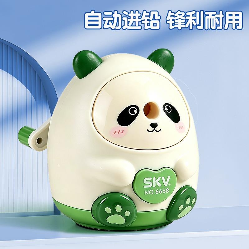 Cute Cartoon Animal Shaped Durable Manual Pencil Sharpener For Kids Students